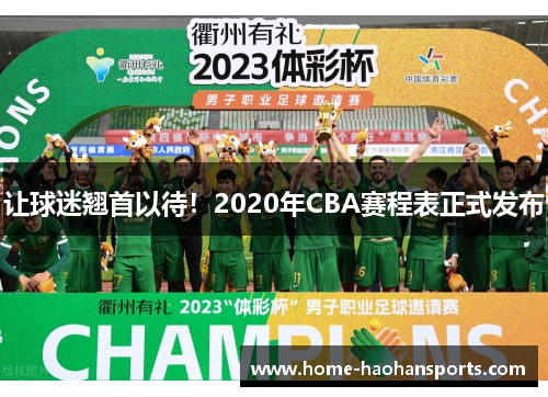 让球迷翘首以待！2020年CBA赛程表正式发布